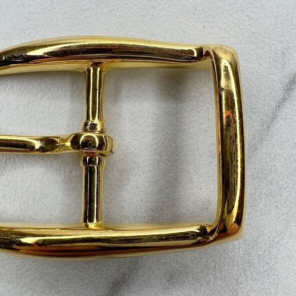 Vintage Gold Tone Simple Basic Belt Buckle for up to 1 Inch Belt - Picture 8 of 9